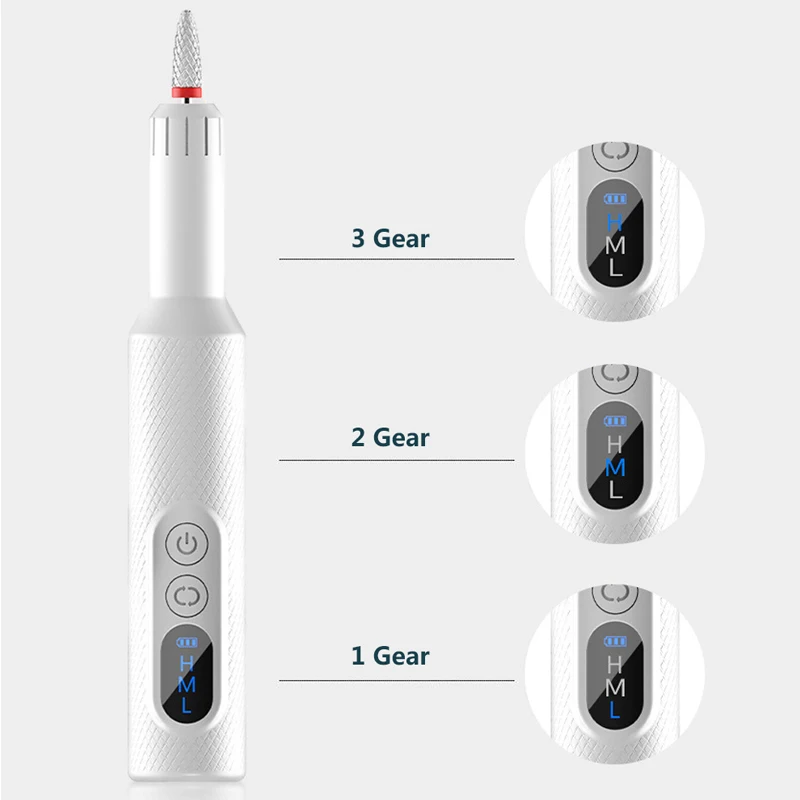 Электрическая шлифовальная машинка для ногтей разгрузочная ручка