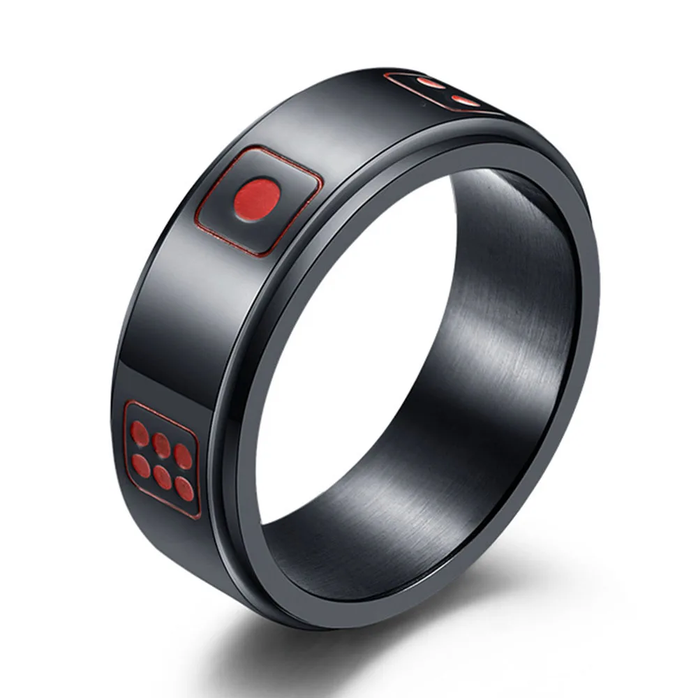 Кольца для сравнения с позолоченными точками |