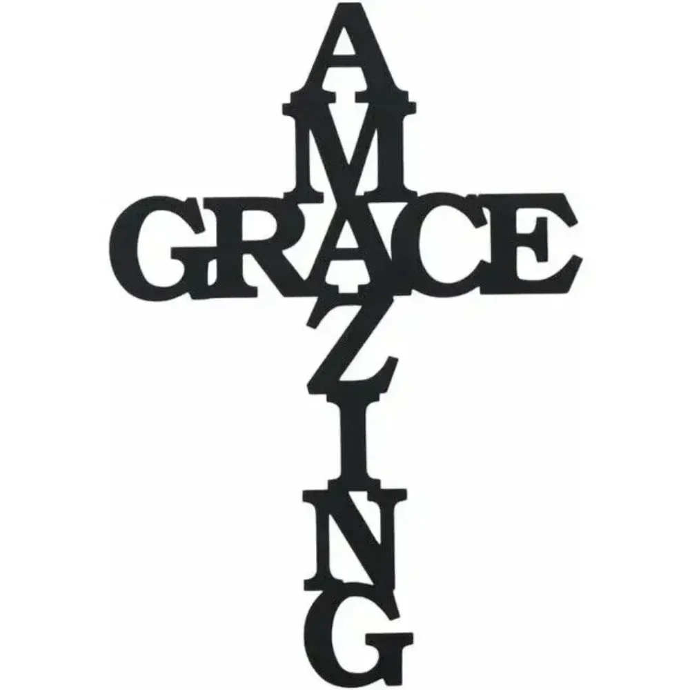 Потрясающее Настенное Искусство С Черной Отделкой 11 5-дюймовый Железный Крест