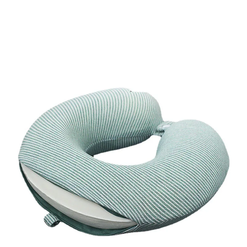 

U-shaped Pillow Summer Neck Pillow Memory Cotton Cervical Spine Airplane U-shaped Pillow Neck Pillow Adult Nap Student Pillow
