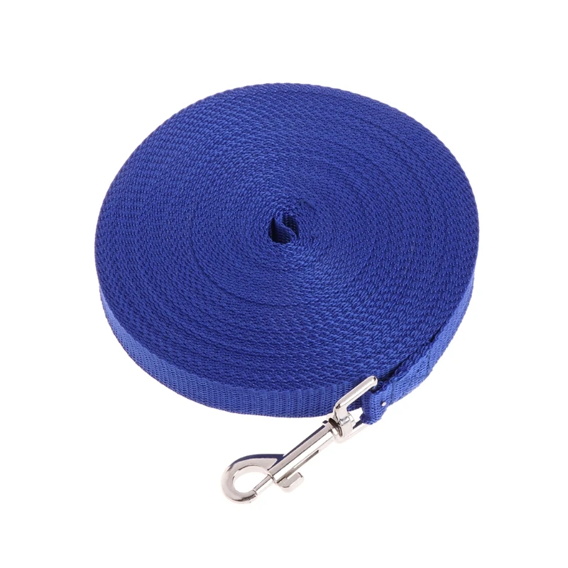 

Adjustable Dog Lead Solid Color Dog Nylon Lead Pet Dog Training Leash 19FT Long