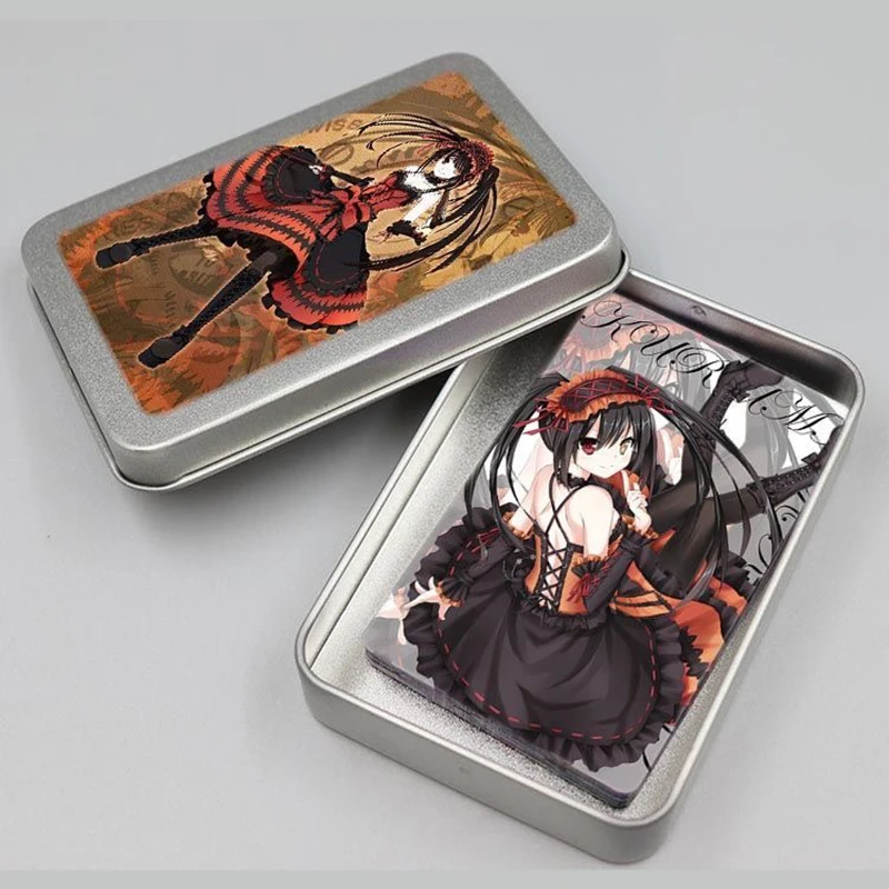 

ПВХ коллекционные карты DATE A LIVE, Набор Аниме игр, бустер, коробка, редкие прилегающие настольные игрушки для семьи, подарок для детей