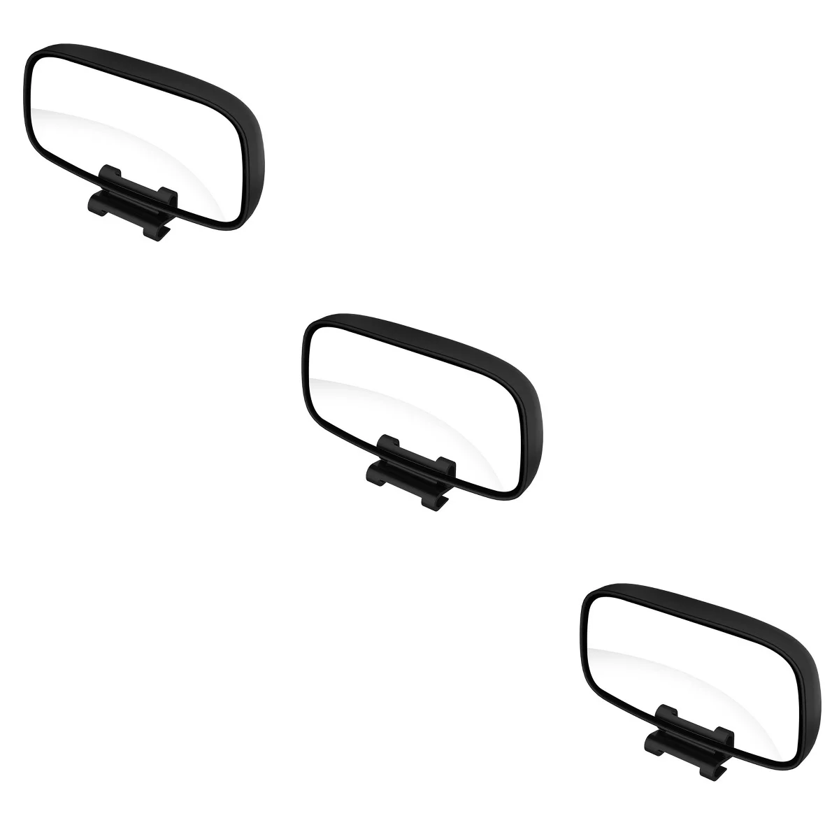 

3 pcs 360°Wide Angle Rear Side View Blind Spot Mirror Accessory for Universal Car