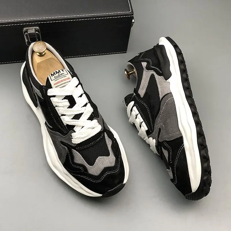 Роскошные Дизайнерские мужские кроссовки в итальянском стиле дышащие для бега