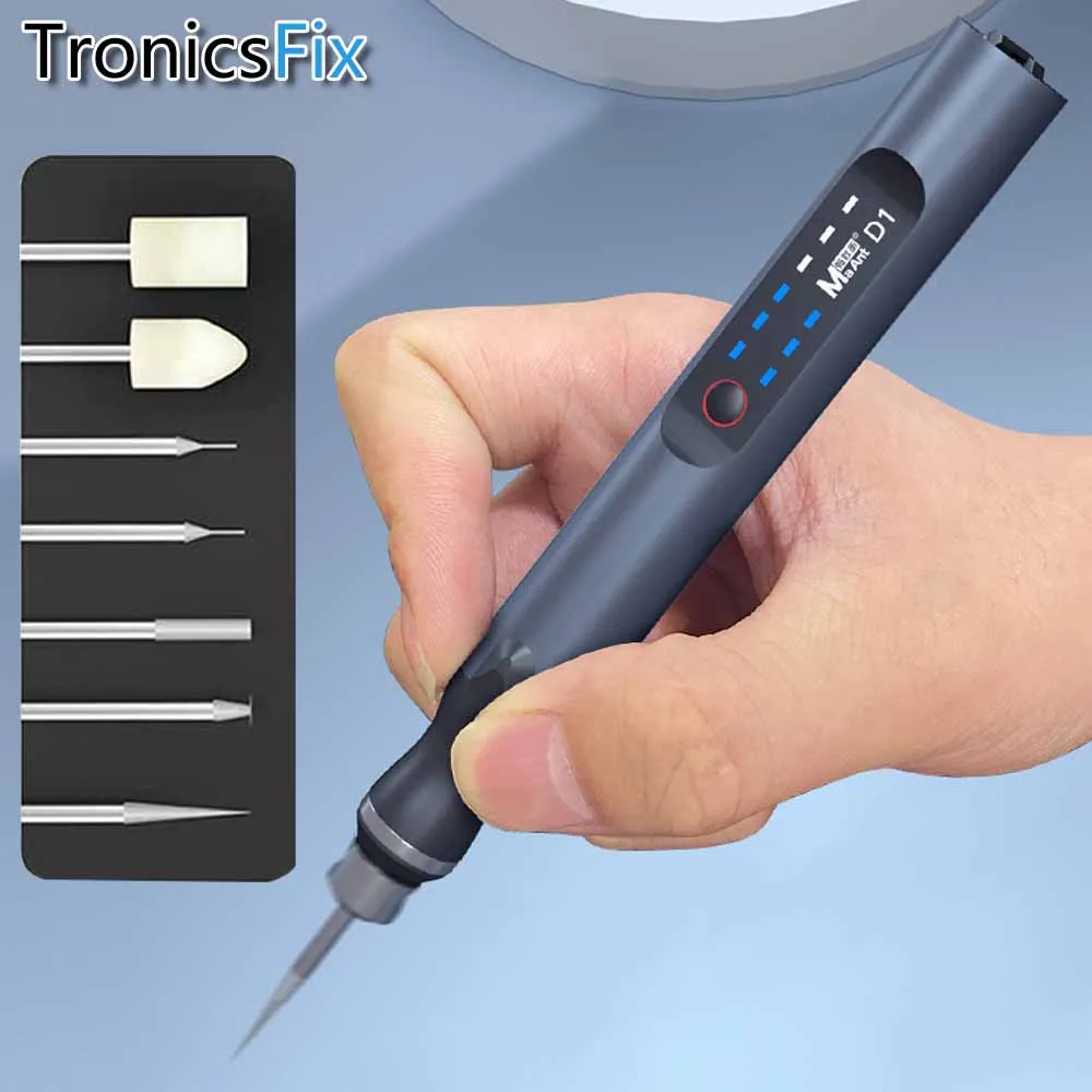 

MaAnt D1 Electric Grinding Polisher Pen Adjustable Speed Cell Phone Repair Tools Polishes Cutting Derusting Perforating Carves