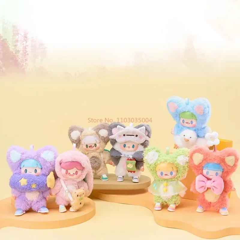 Kawai Adou Красочная Кукла Жизни Подвеска Виниловая Пушистая Слепая Коробка Школьная