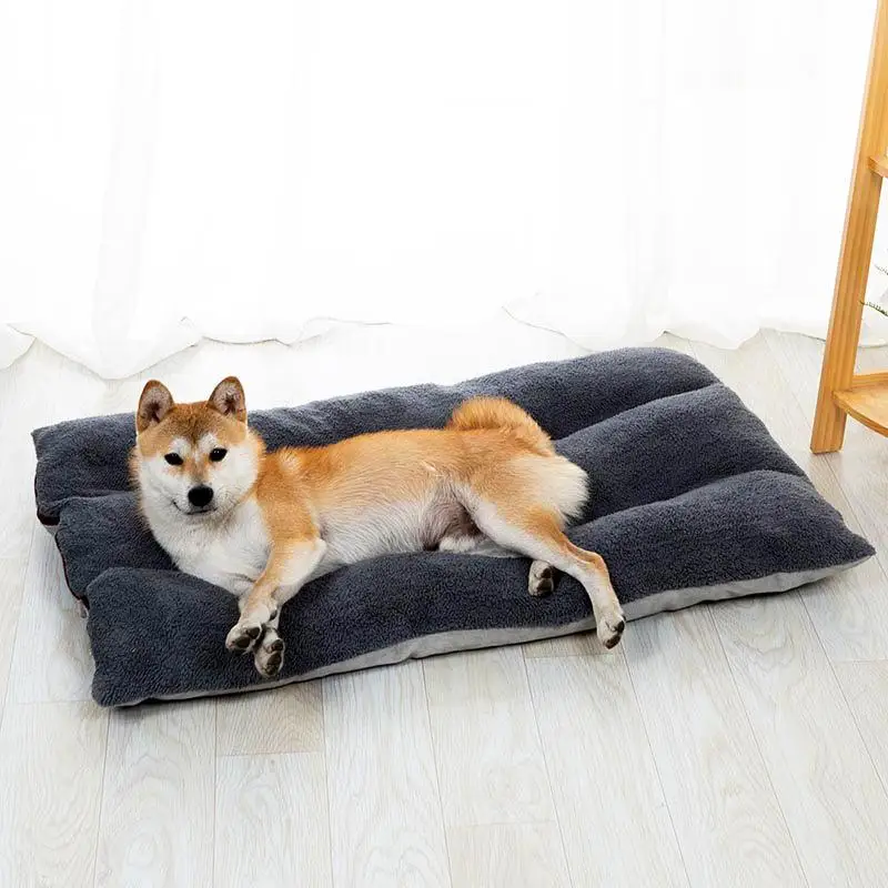

Bonzerpet толстый коврик для домашних животных мягкая теплая кровать для собак и кошек моющаяся подушка 65x50 см средняя кровать для домашних живо...