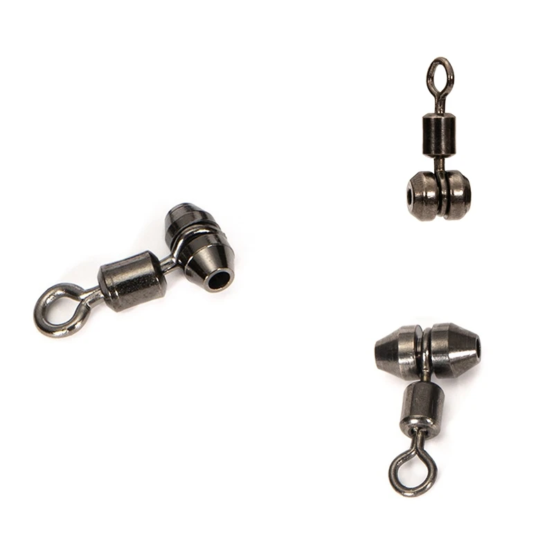 

10 шт. рыболовные Вертлюги, 3-ходовой медный рыболовный соединитель из сплава, подшипник качения, поворотный крючок для карпа, снасти, аксессу...