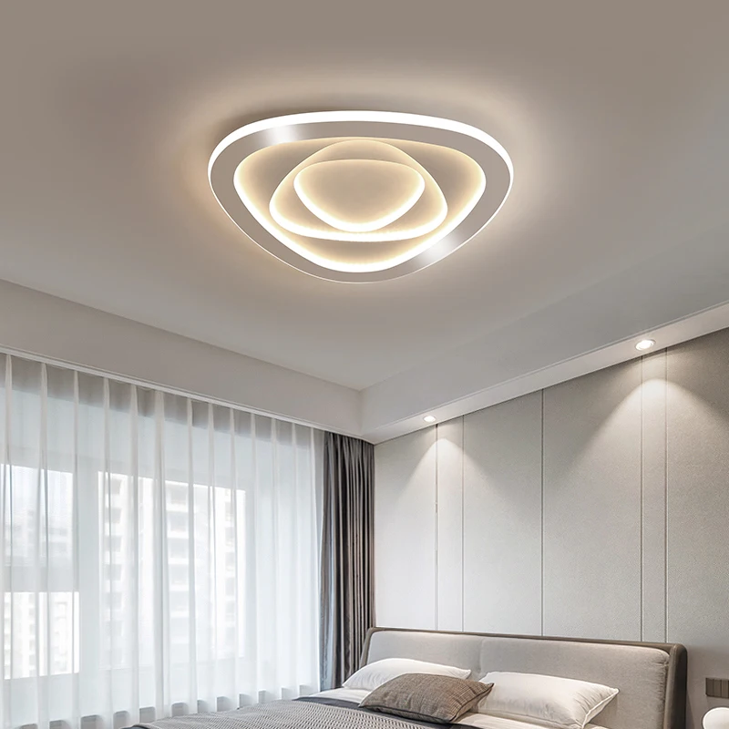 

JJC Ultraless Dimming Style Nordic Creative Fan Chandelier Ceiling Light Living Room And Bedroom Household Modern LED Ceiling