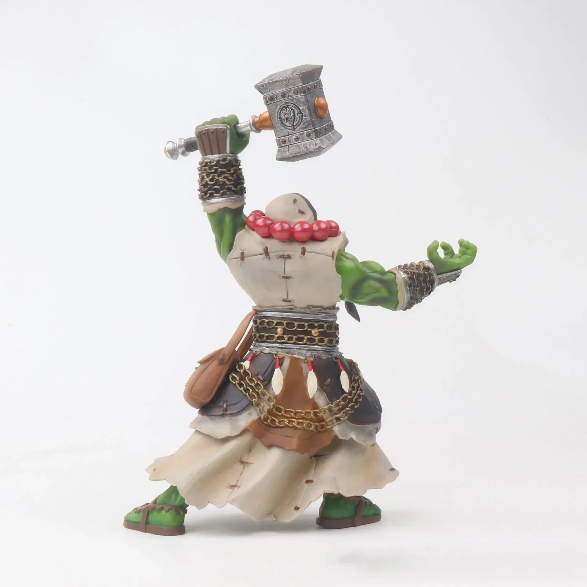 [VIP] 20 см DC WOW Thrall The Orc Shamman Фигурка Игрушки Кукла Племенный главный ПВХ ACGN статуя