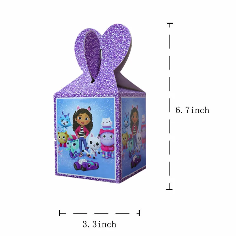 Мультяшный домик для кукольного домика товары вечерние бумажная Подарочная