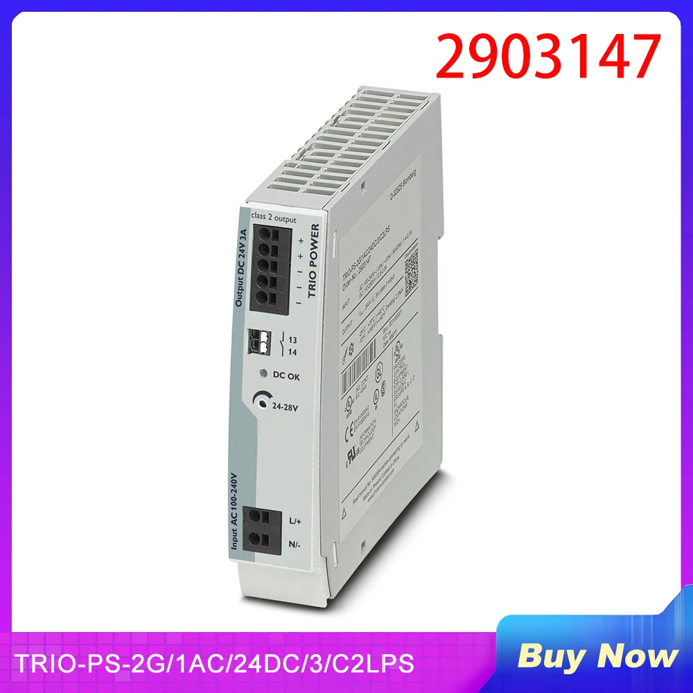 

TRIO-PS-2G/1AC/24DC/3/C2LPS для источника питания Phoenix TRIO 2903147