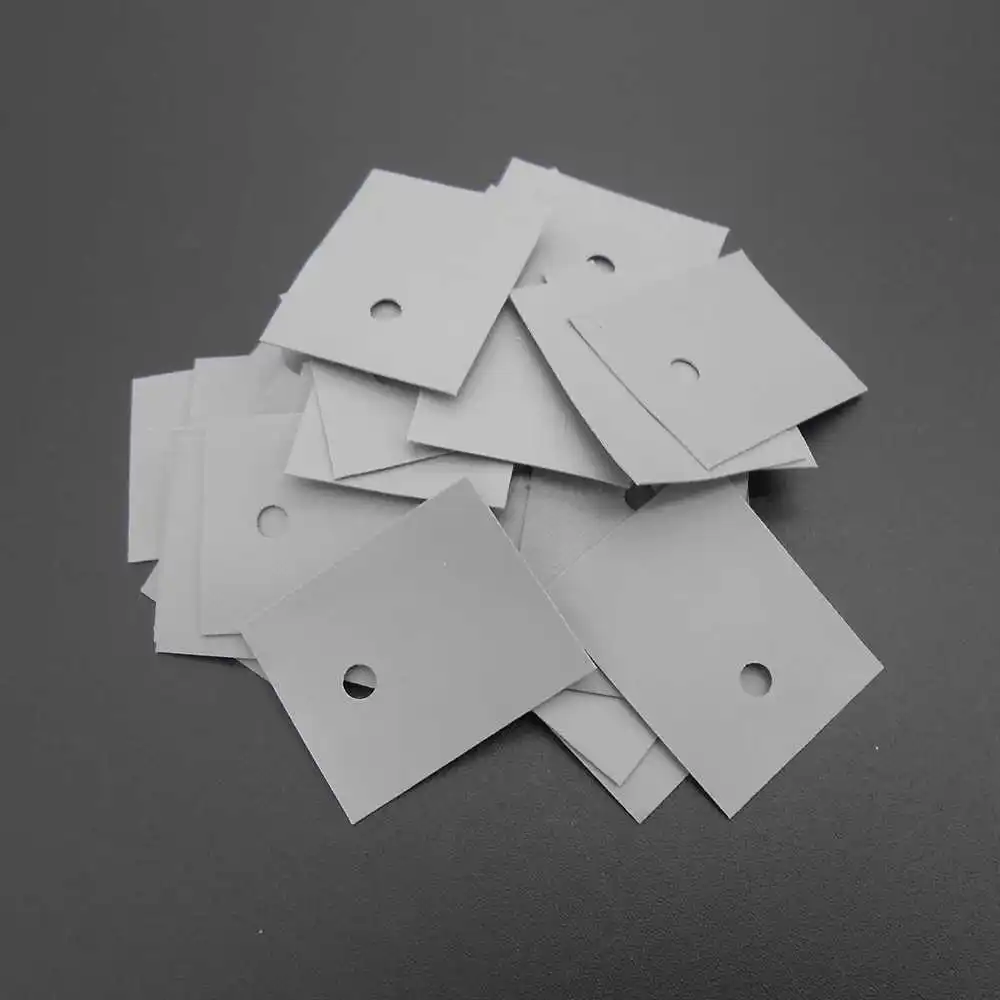 

50Pcs/Lot X TO-3P TO-247 M3 Insulating Pad Sheet Insulation Film 3MM RoHS 25*20MM Gray Easy to Install For M3 Bolt Screws *FD064