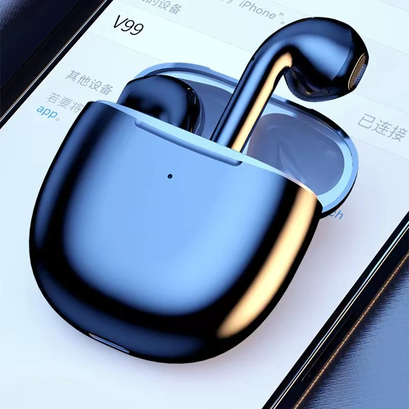 

New True Wireless Bluetooth Headphones Earphones With Mic Charging Box Fone Bluetooth And Box Volume Control Earbuds Stereo Bass