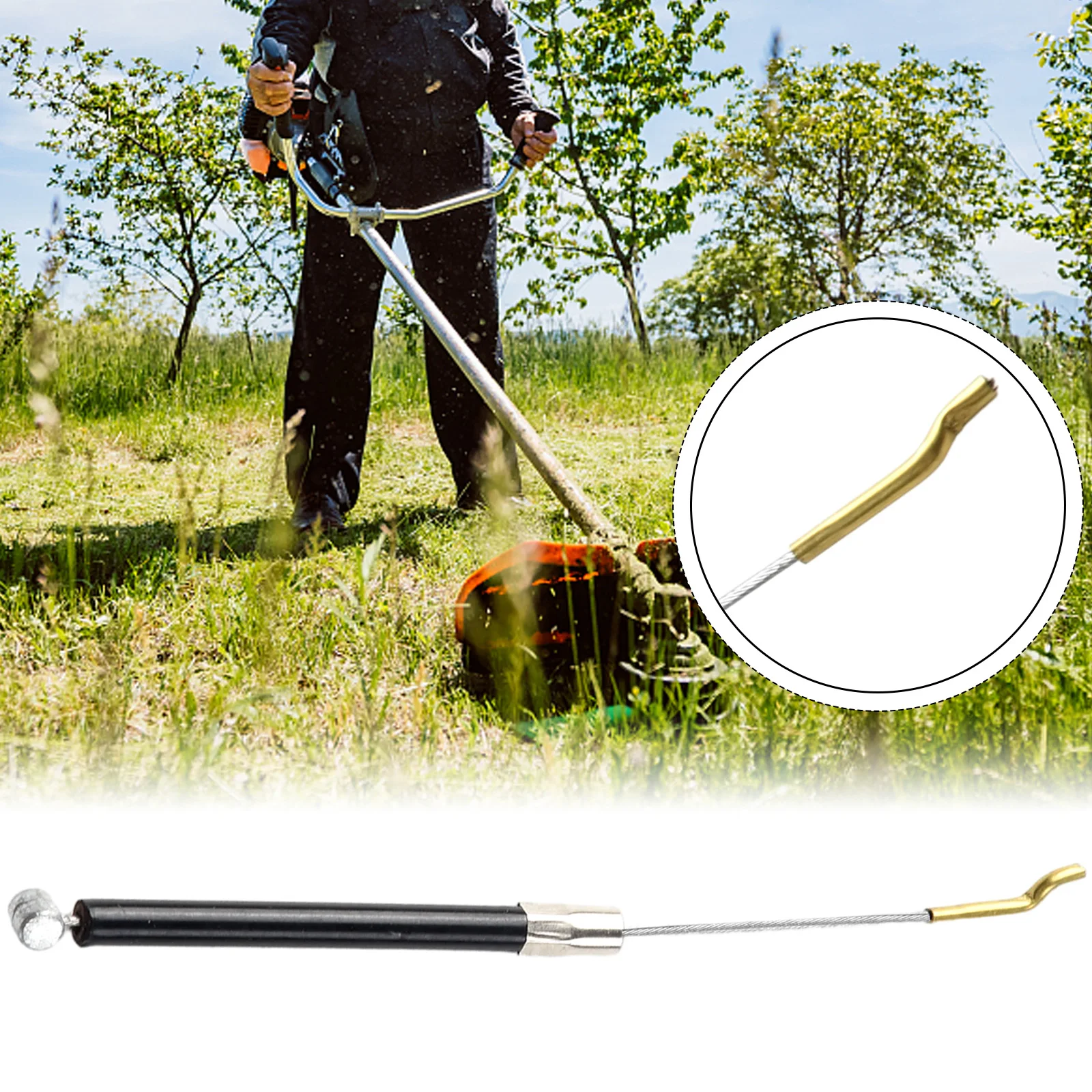 Трос управления дроссельной заслонкой заслонки бензопилы созданный для