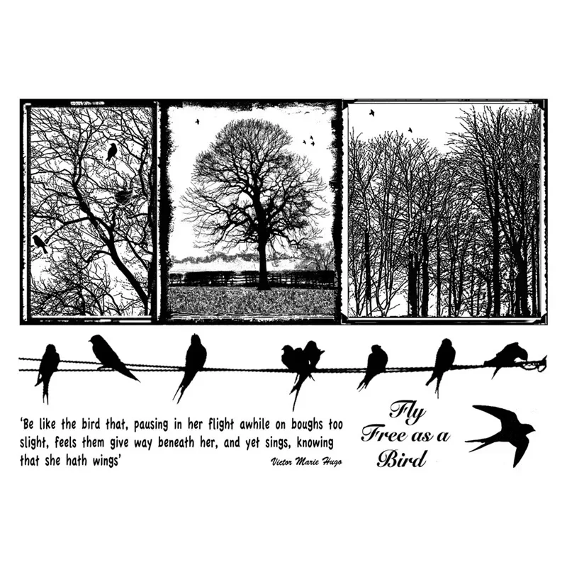 Новое поступление прозрачные штампы с растениями 2022 для изготовления бумаги