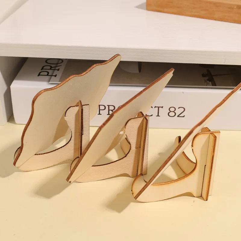 Портативная деревянная доска 10/1 шт. мини-доска для сообщений этикетка значок