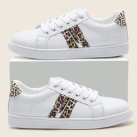 fashion leopard pattern design women sneakers outdoor flat non slip woman casual shoes spring autumn new lace up female shoes