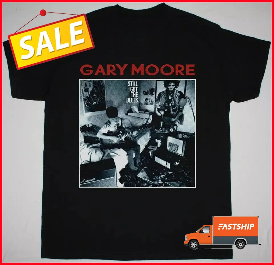 Футболка унисекс Гари Мур для мужчин и женщин подарок фанатов