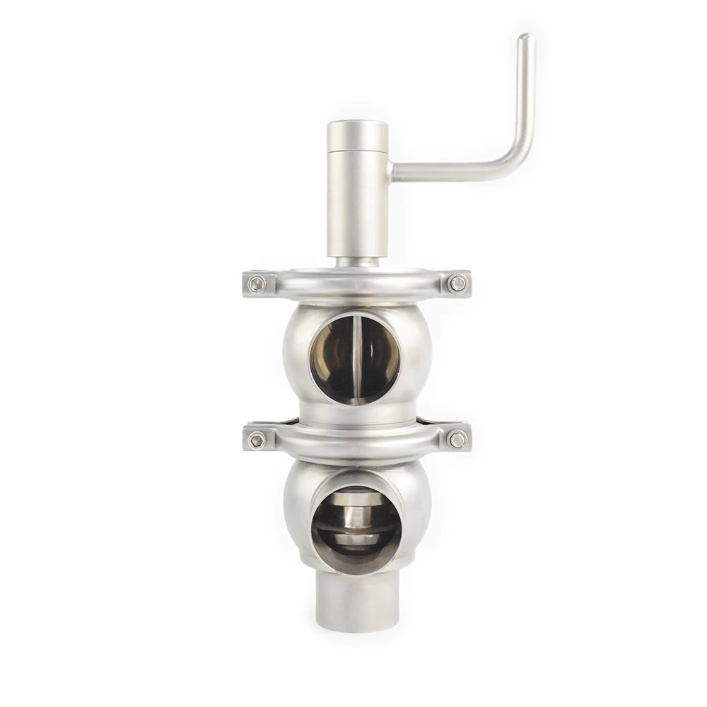 

Apply To Sanitary Stainless Steel Stainless Steel 4 Way Manual Reversing Valve