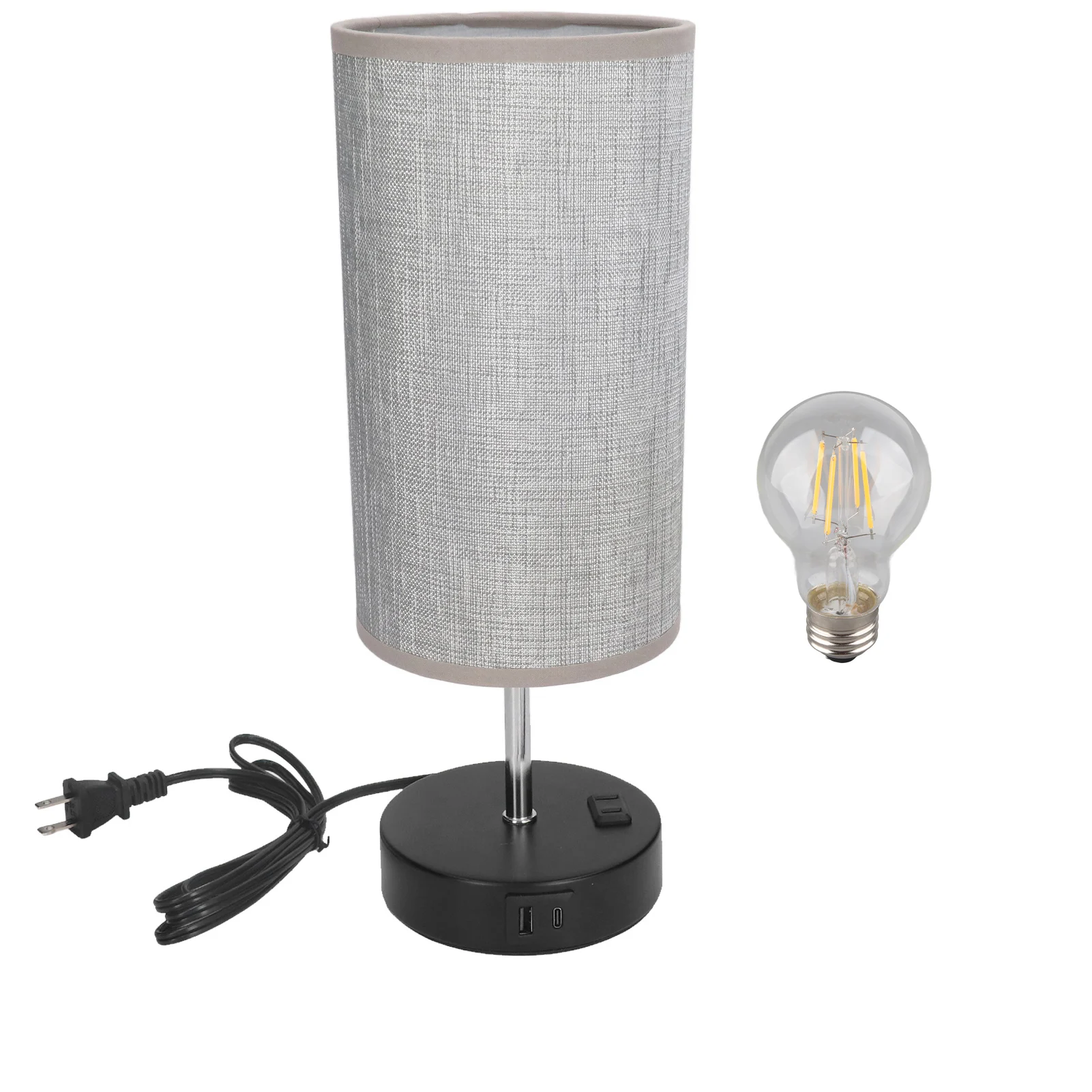 Настольная лампа с сенсорным управлением и прикроватной тумбочкой LED 3 передачи