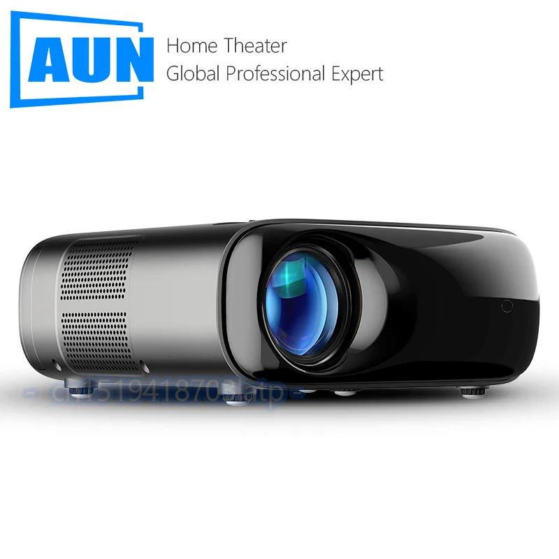 AUN AKEY9S Android Projector Full HD 200 inch Screen LED Home Theater Projectors 4k Video Beamer 1080P Bluetooth WIFI Smart TV