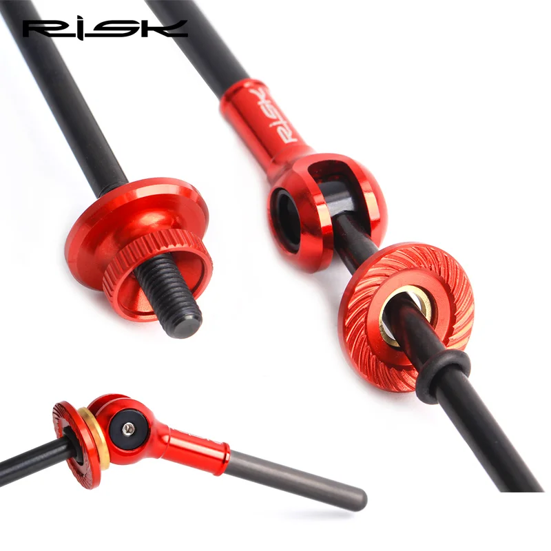 

40.35g/Pair RISK Ultralight Titanium TI QR Road Bike Quick Release Skewer lever Road Bicycle Cycling Hub Quick Release