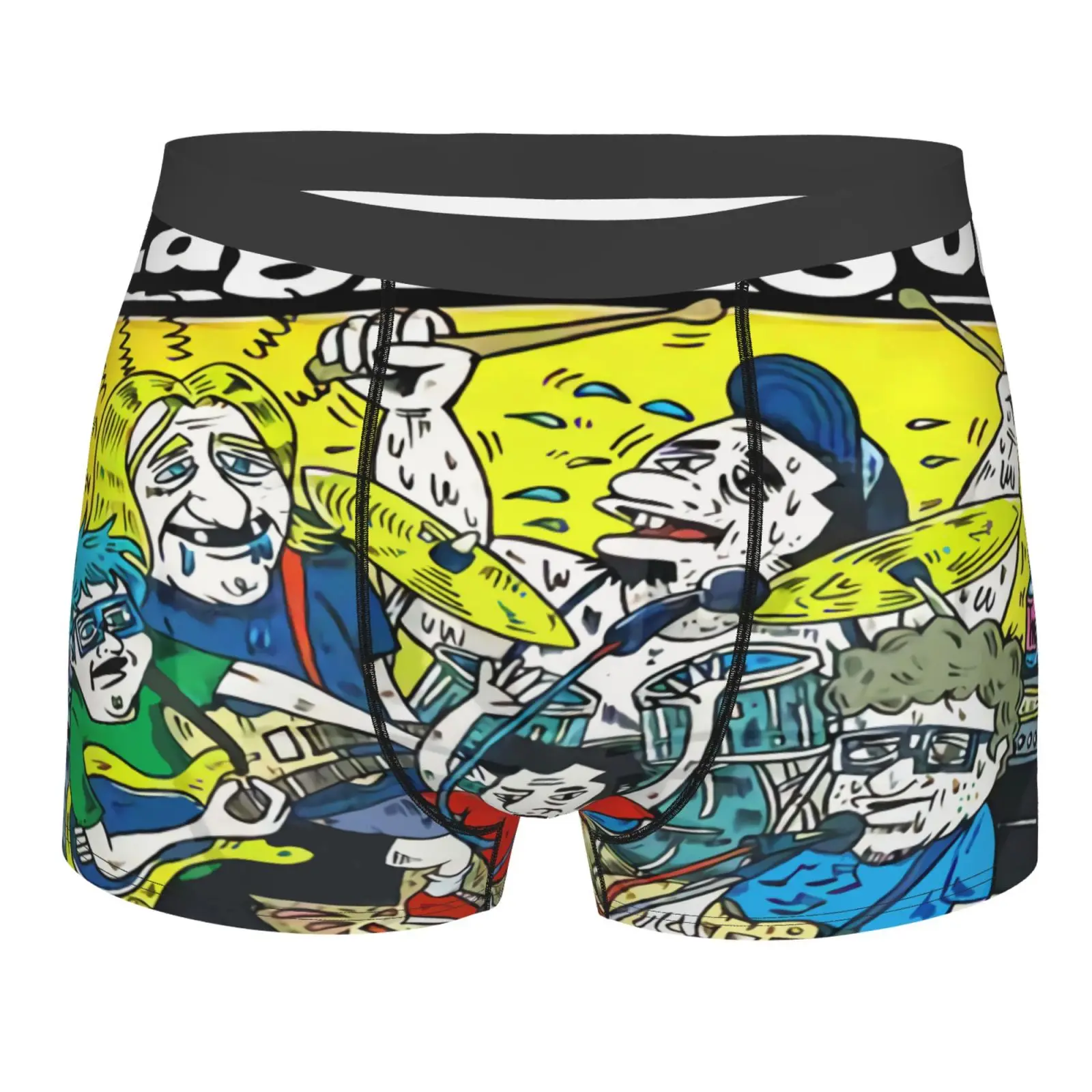 

Трусы-боксеры Lagwagon Tour Band Nofx Club Mxpx мужские, нижнее белье, трусы-боксеры белые, Длинные U-образные черные