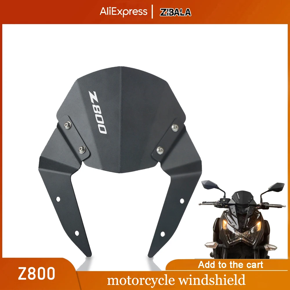 

FOR KAWASAKI Z800 Z 800 2013 2014 2015 2016 Motorcycle Accessories Windshield Professional Protector Waterproof Fairing