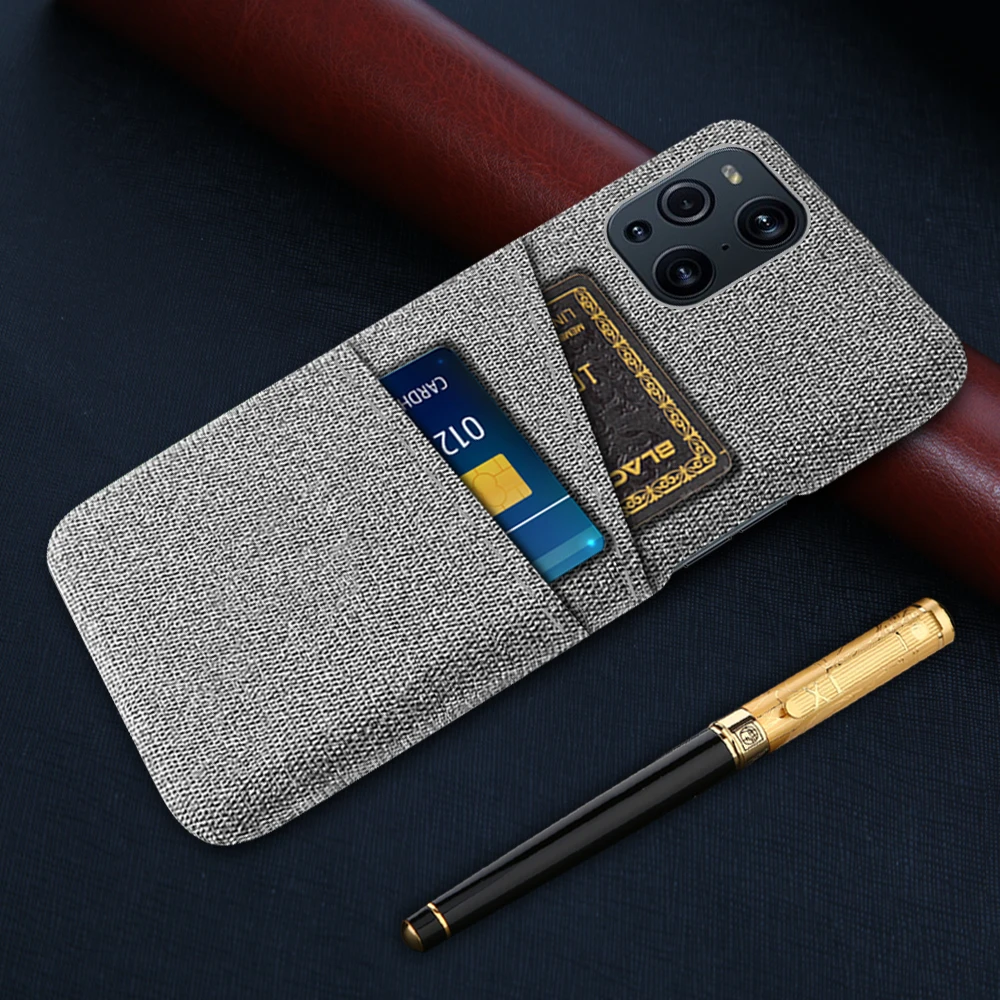 

Wallet Case Dual Card Fabric Cloth Luxury Case for OPPO Find X3 Pro Lite Neo Wallet Capa FindX3 X3Pro X3Lite X3Neo 5G Coque