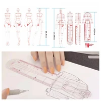women fashion drawing ruler figure template for illustration sketch template