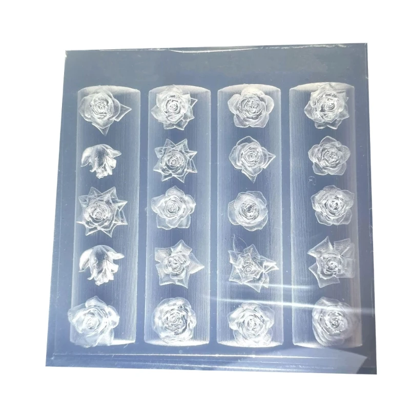 Легкосъемные силиконовые формы для штампов ногтей профессиональные маникюра