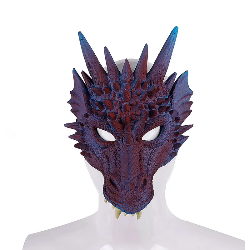 

New Year Decoration Carnival Party Animal Costume Dragon Cosplay Masquerade Face Mask Dinosaur
