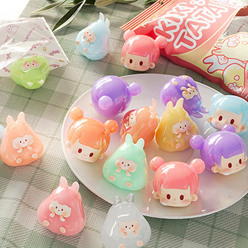 

Blind Bag Toys Suplay Blind Box Exclusive Spot KIKI Tata Candy Series Mini Kawaii Model Anime Figure for Girls Birthday Gift
