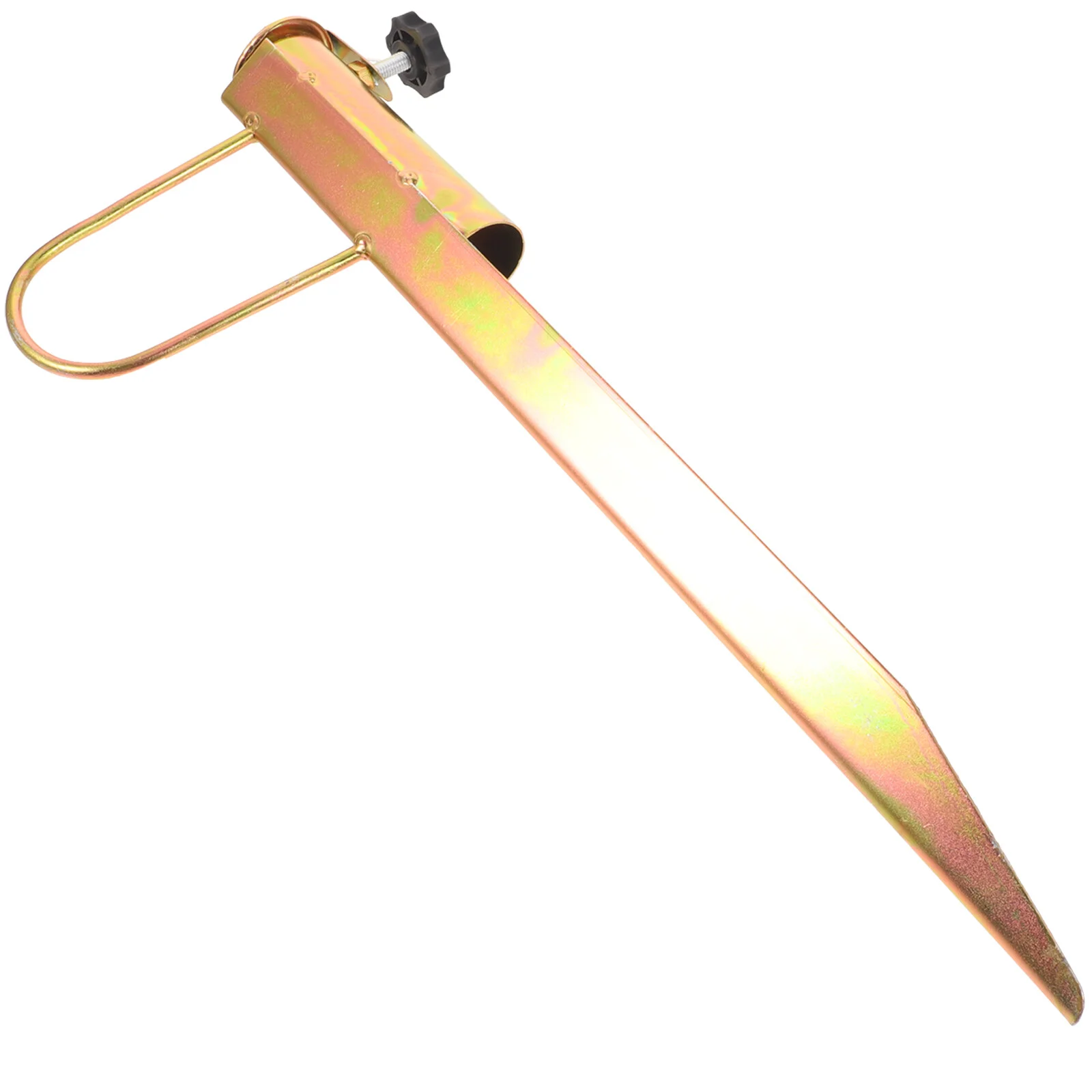 

Parasol Sand Auger Right Angle Bracket Beach Umbrella Holder Metal Base Outdoor