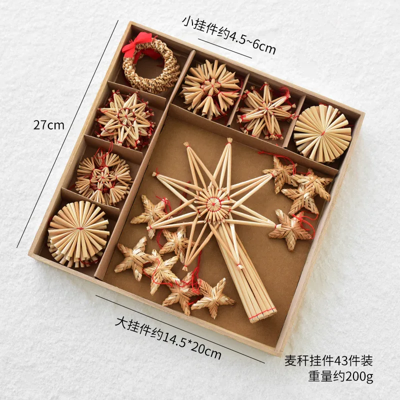 

Рождественские украшения из пшеницы