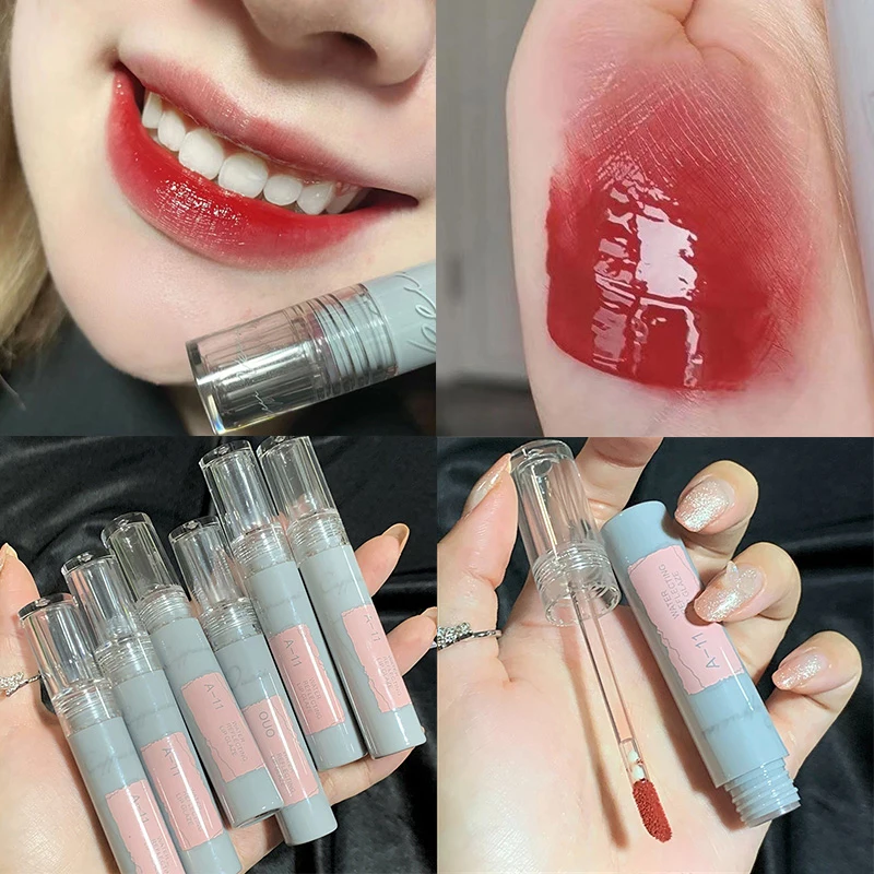 

Mirror Lip Gloss Long Lasting Moisturizing Liquid Lipstick Water Sexy Lip Glaze Waterproof Cherry Pink Makeup Beauty Cosmetic