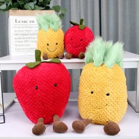 kids pineapple plush toy creative fruit strawberry doll children birthday gift