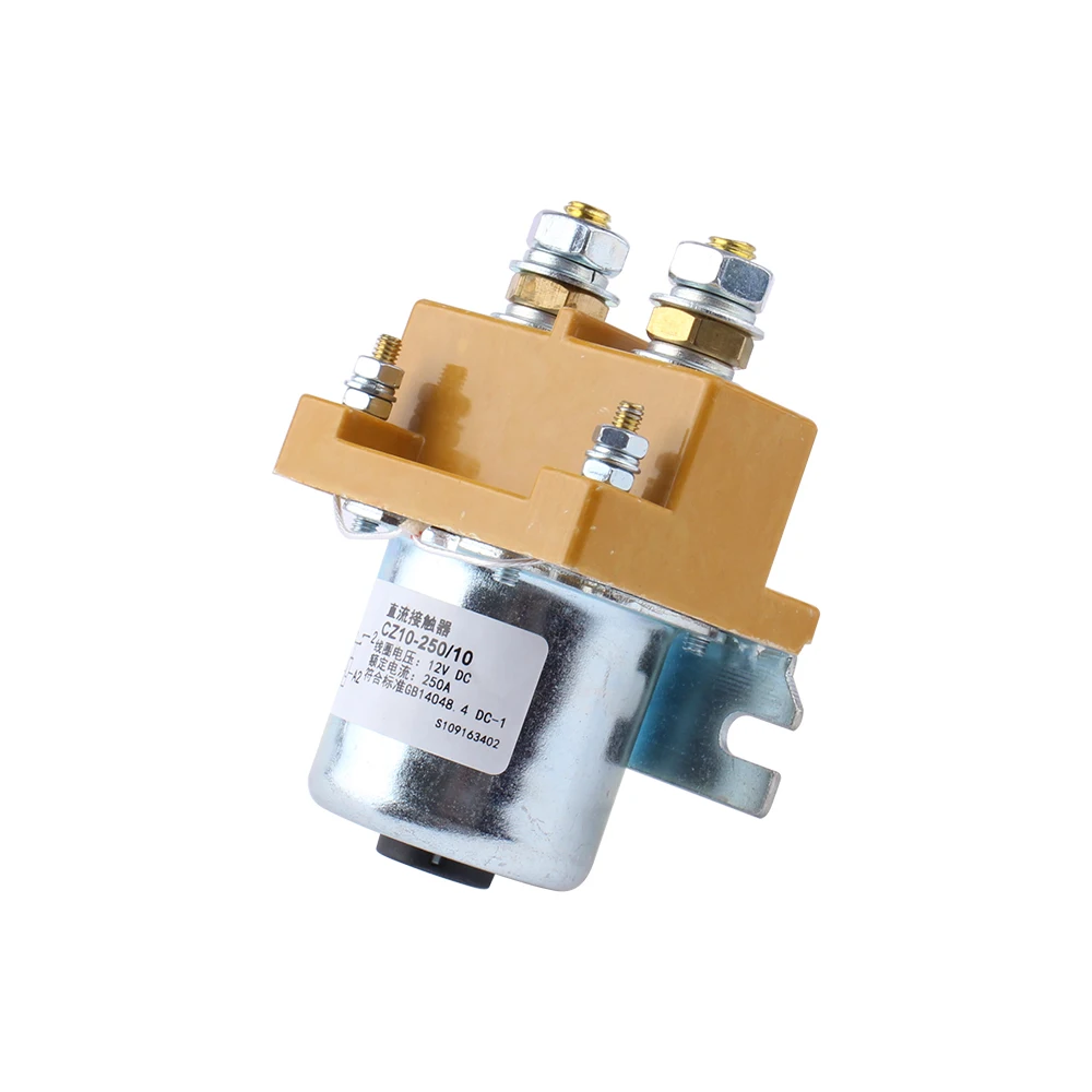 

CZ10-250A Contactor 6V12V24V36V48V60V72V220V DC Contactor for Electric Engineering Machinery Normally Open