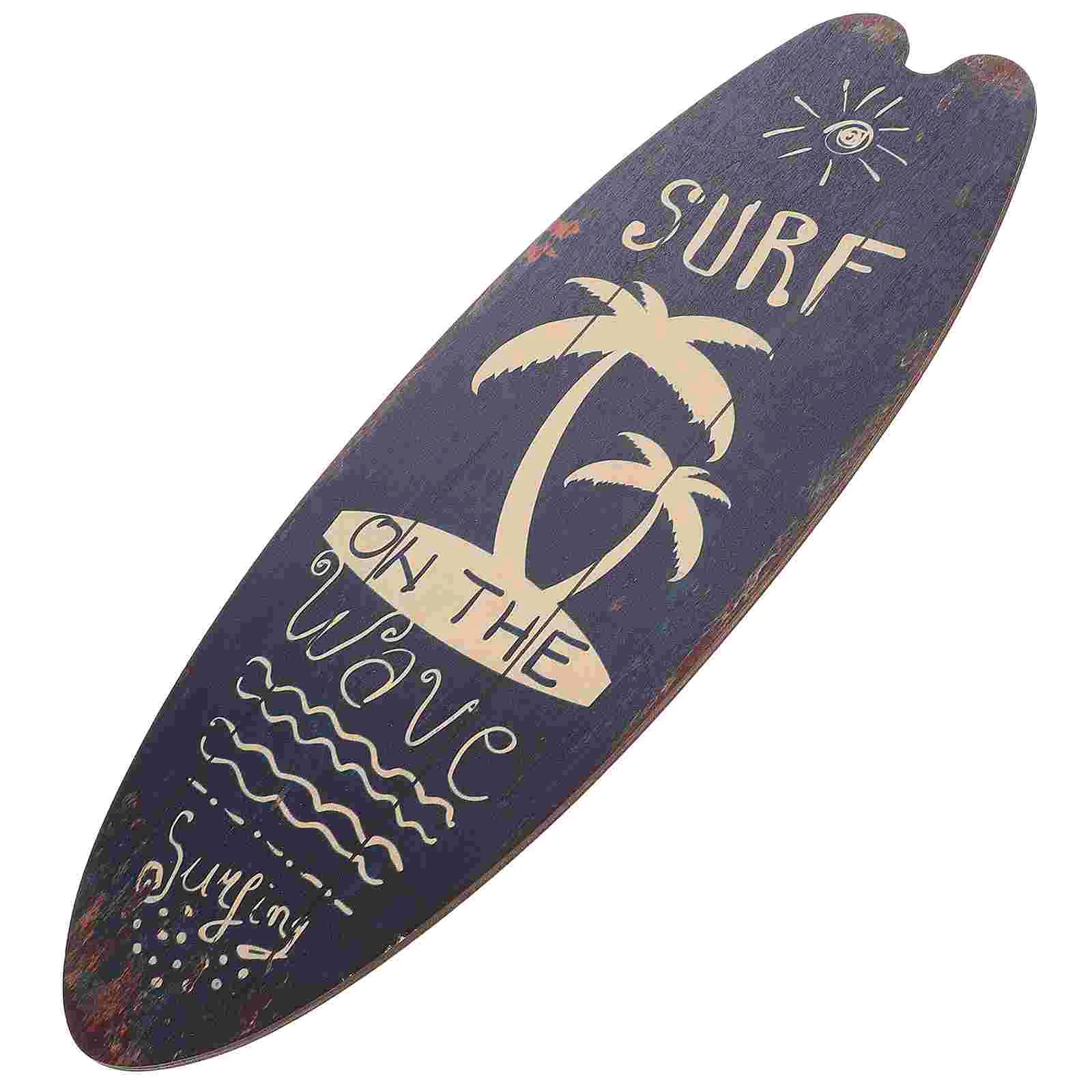 

Surfboard Sign Wall Plaque Wooden Decoration Signs Hanging Beach Decor Board Wood Sea Door Nautical Coastal Outdoor Summer
