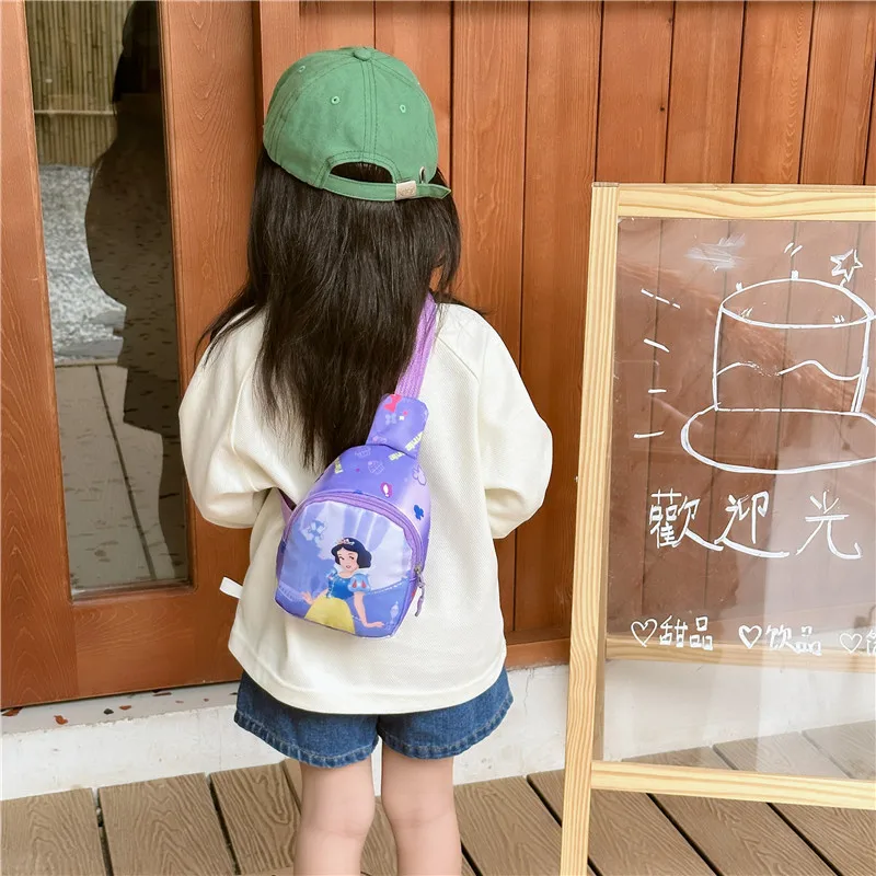 Disney Принцесса Белоснежка Золушка Аврора Аниме Фигурка полиэфир нагрудная сумка