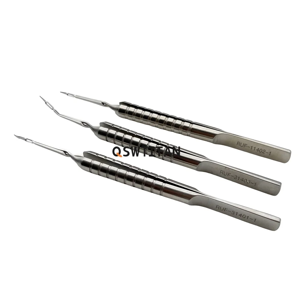 Фото Офтальмологический Akahoshi Phaco Prechopper с круглой ручкой, титановые инструменты для офтальмологической хирургии, автоклавируемые №3