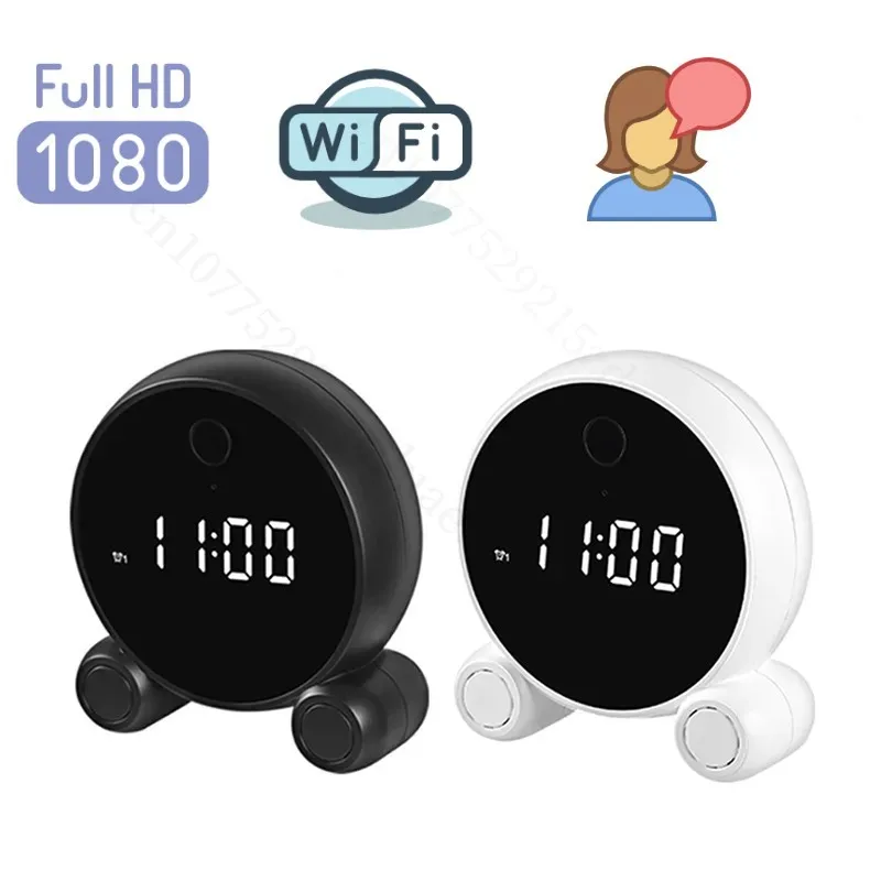 

Mini Camera Wifi 1080P HD Smart Alarm Clock Home Security Wireless IP Webcam Remote Monitoring Camcorder Night Vision Espia Cam