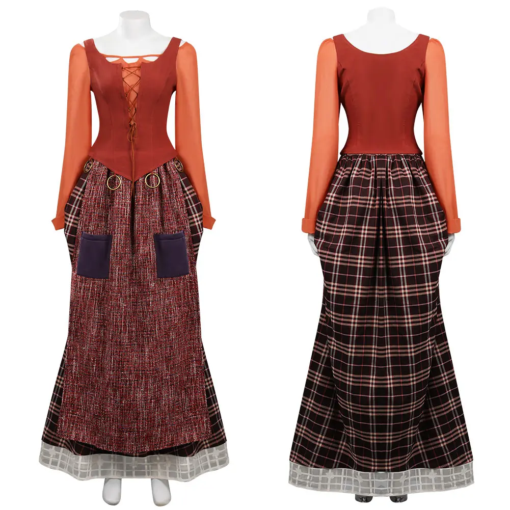 

Mary Sanderson Cosplay Costume Outfits Halloween Carnival Suit