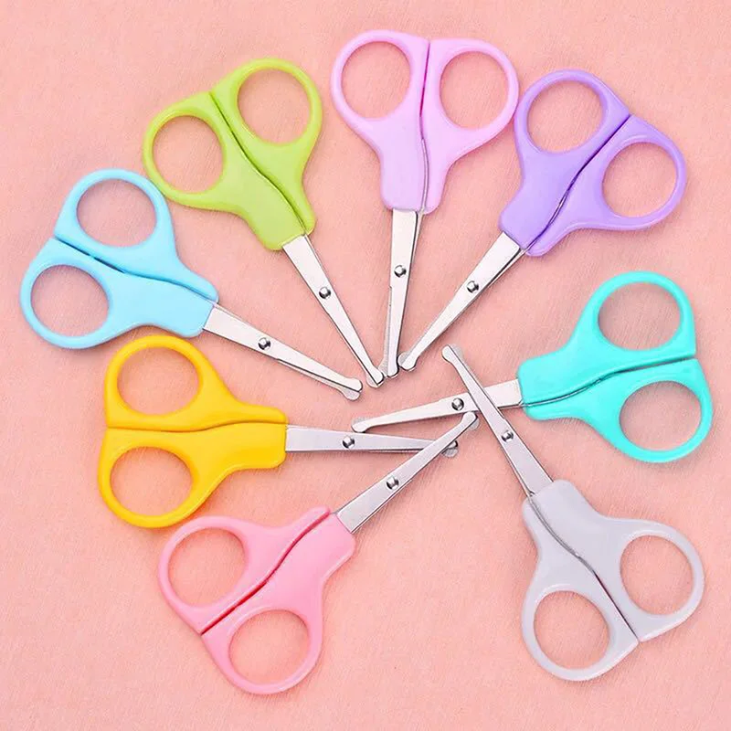 Baby Special Nail Scissors Mini Manicure Cutter Kids Nail Care Clipper Portable Infant Healthcare Kits Nail Trimmer Scissor Tool