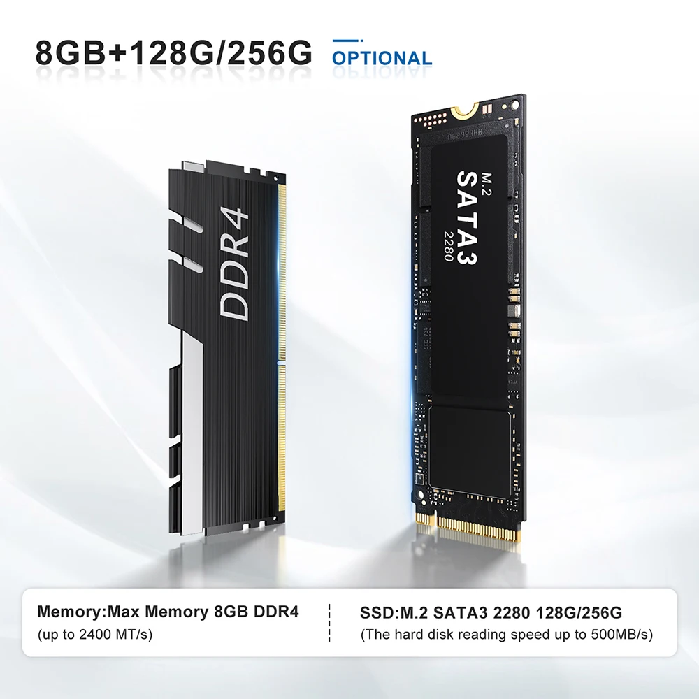 Beelink GK Мини Windows 11 мини ПК Intel Celeron J4125 DDR4 8 Гб 128 ГБ 256 WIFI5 1000M LAN BT4.0 4K игровой компьютер