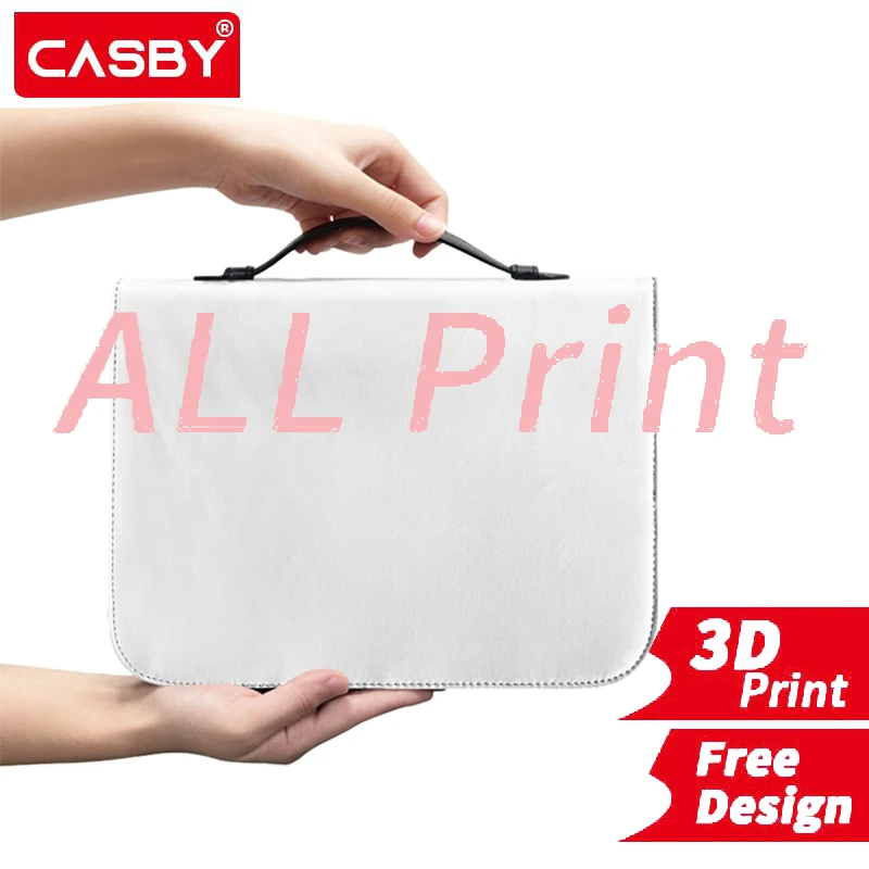 

2023 new women's bag fashion Bible bag easy to carry 3D printing whole custom logo DIY