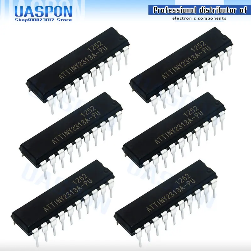 2 шт. ATTINY2313A-PU DIP20 ATTINY2313-PU DIP ATTINY2313A 2313A-PU DIP-20 Новый и оригинальный IC