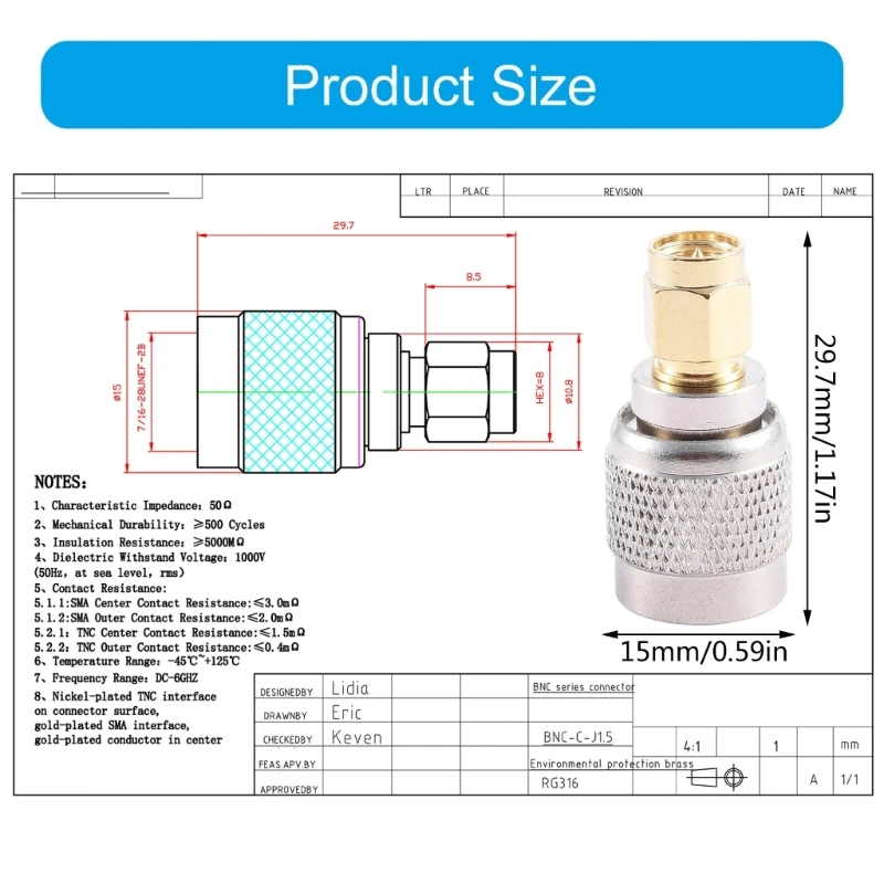 Универсальный адаптер сигнала TNC SMA