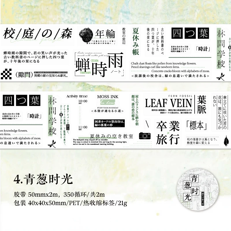 Лента Journal GO для скрапбукинга 5x200 см